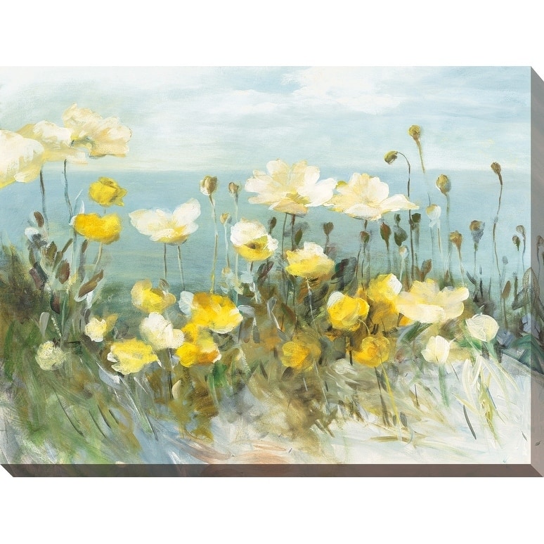 "Field of Poppies Bright" Giclee Stretched Canvas Wall Art