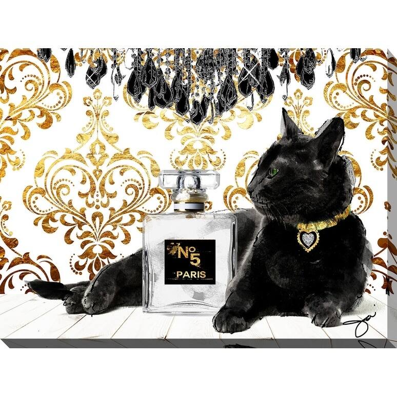 BY Jodi "Black beauty" Giclee Stretched Canvas Wall Art