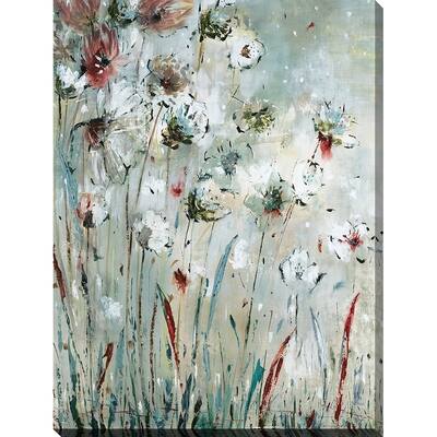 "Night Flowers" Giclee Stretched Canvas Wall Art
