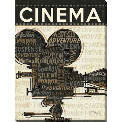 "Cinema" Giclee Stretched Canvas Wall Art