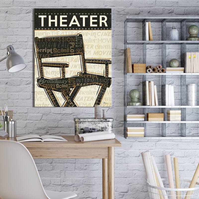 "Theater" Giclee Stretched Canvas Wall Art
