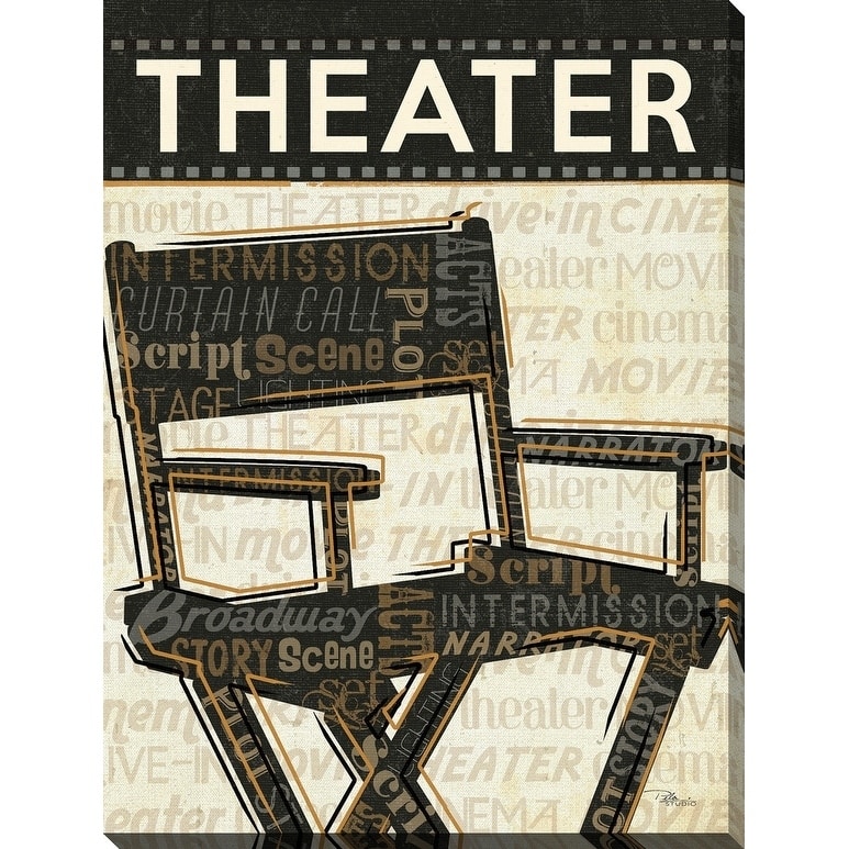 "Theater" Giclee Stretched Canvas Wall Art