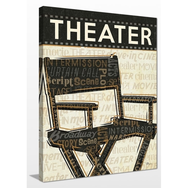 "Theater" Giclee Stretched Canvas Wall Art