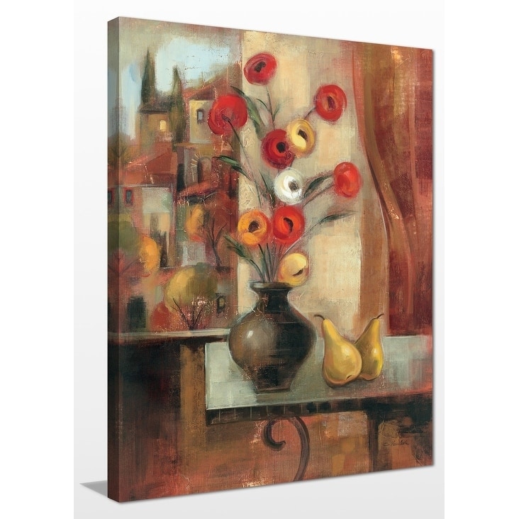 "Old Town Memories I" Giclee Stretched Canvas Wall Art