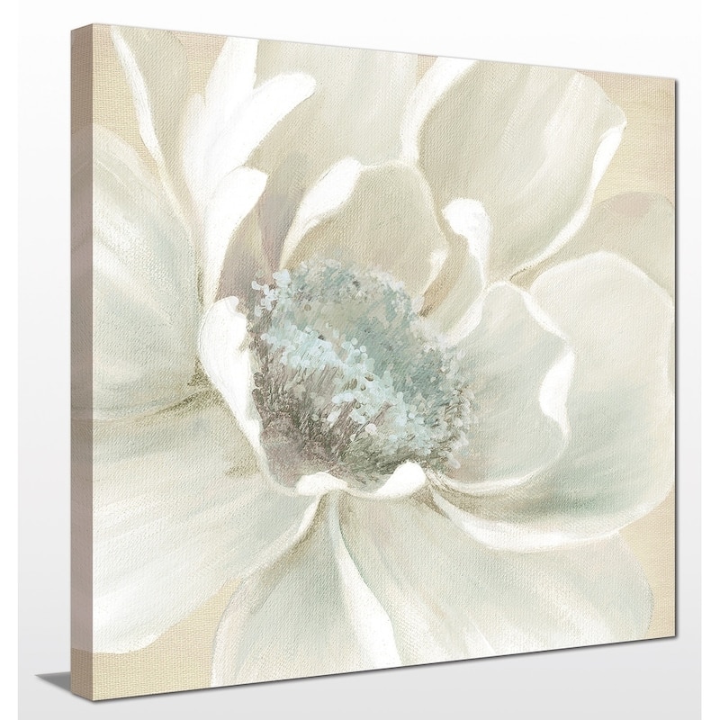 "Winter Blooms I" Giclee Stretched Canvas Wall Art