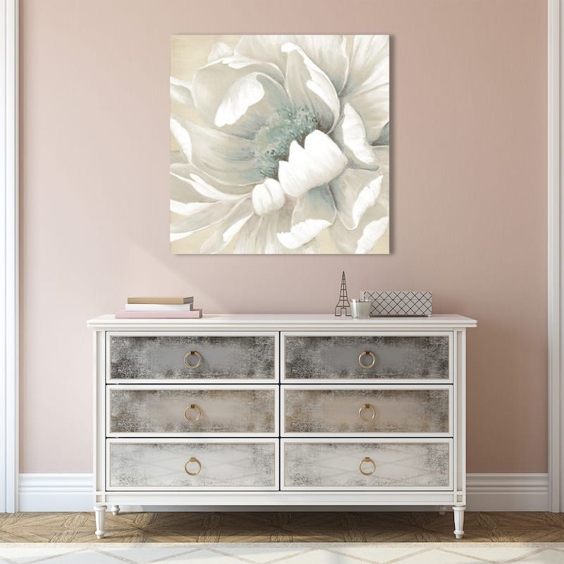 "Winter Blooms II" Giclee Stretched Canvas Wall Art