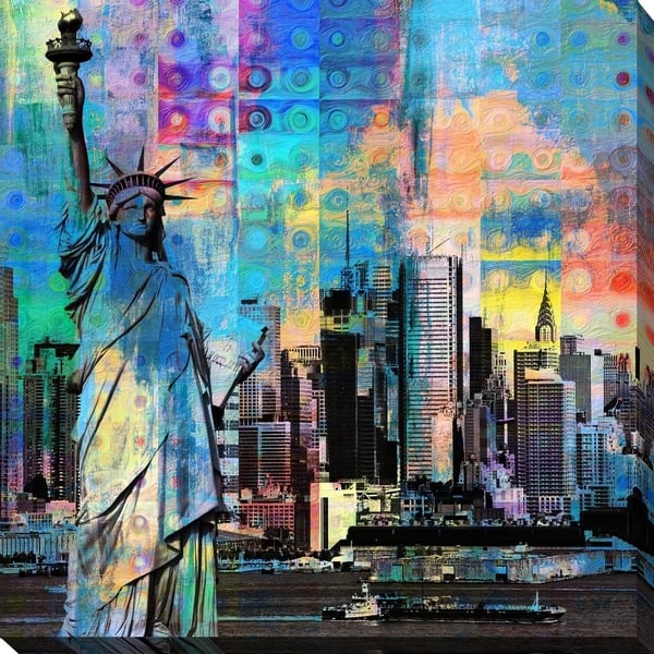 Statue Of Liberty Graffiti Wall Art