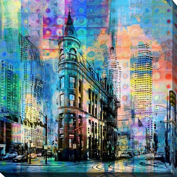 PPI Studio "Flatiron Building, Toronto" Giclee Canvas Wall Art
