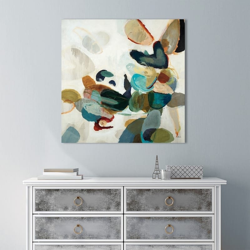 "Stone Pattern I" Giclee Stretched Canvas Wall Art