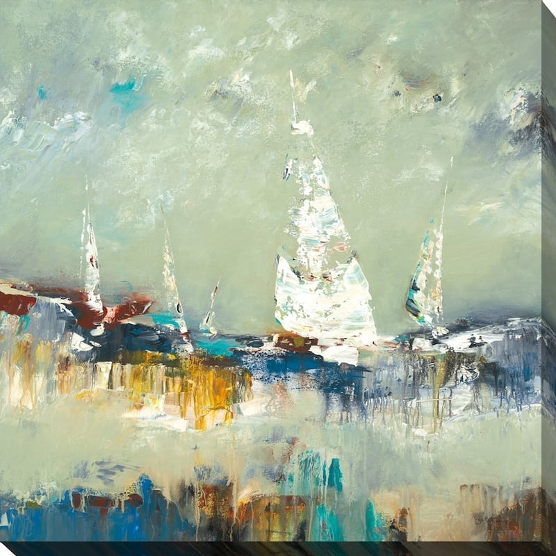 "Sailing Away" Giclee Stretched Canvas Wall Art