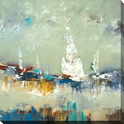 "Sailing Away" Giclee Stretched Canvas Wall Art