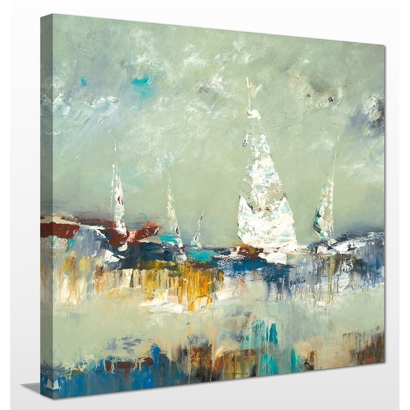 "Sailing Away" Giclee Stretched Canvas Wall Art