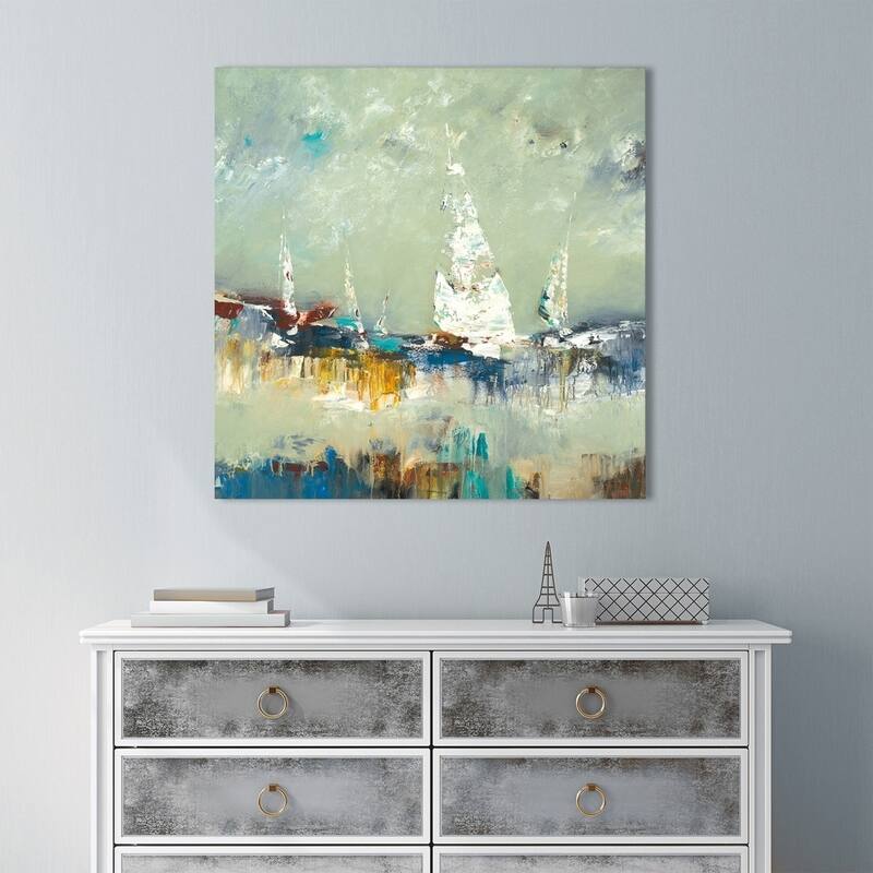 "Sailing Away" Giclee Stretched Canvas Wall Art