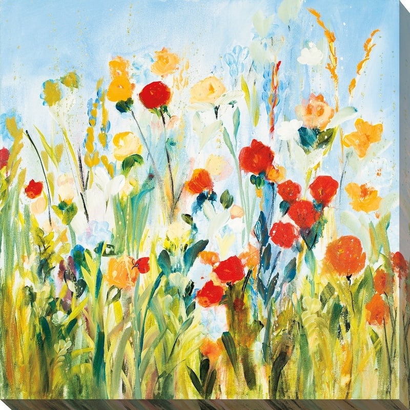 "Wildflower Afternoon" Giclee Stretched Canvas Wall Art