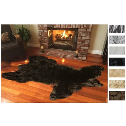 Legacy Home Faux Bearskin Shag Area Rug