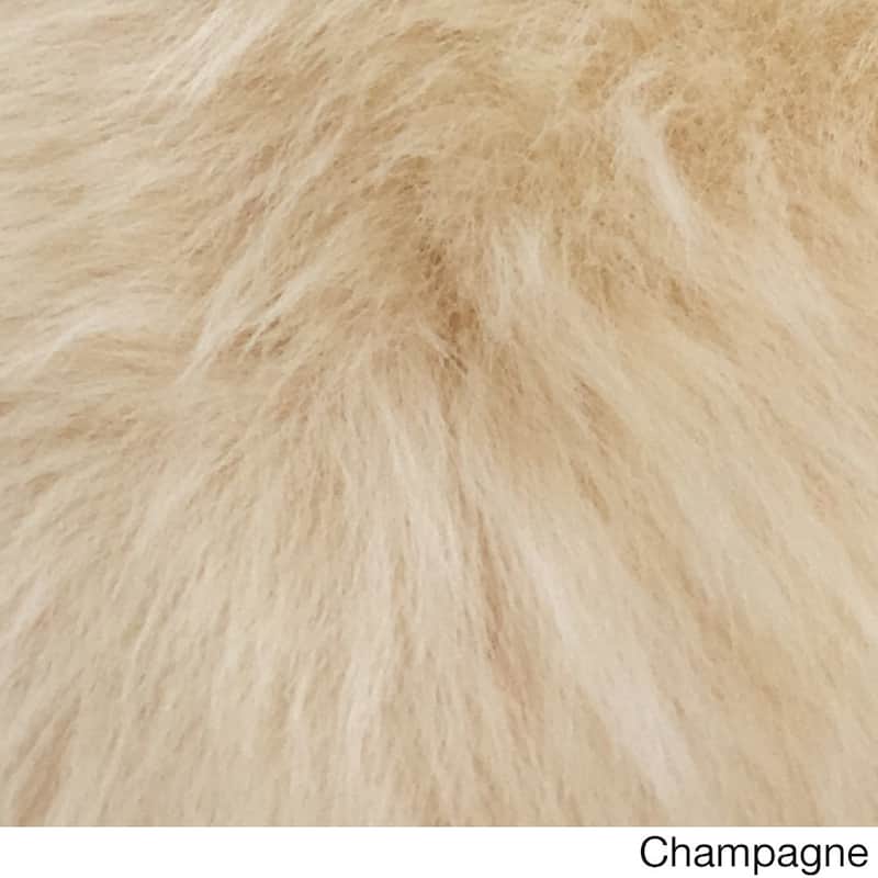 Legacy Faux Sheepskin 10-pelt Shag Rug (6' x 10') - 6' x 10' - Champagne