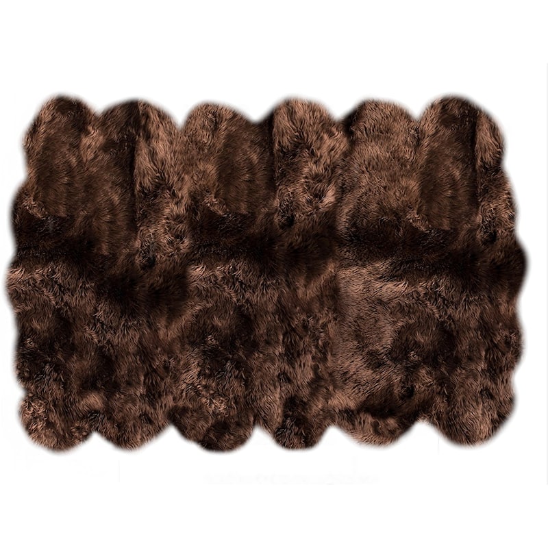 Legacy Faux Sheepskin 12-pelt Shag Rug (6' x 12')