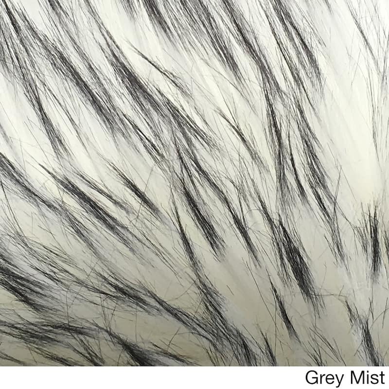 Legacy Faux Sheepskin 12-pelt Shag Rug (6' x 12') - 6' x 12' - Grey Mist