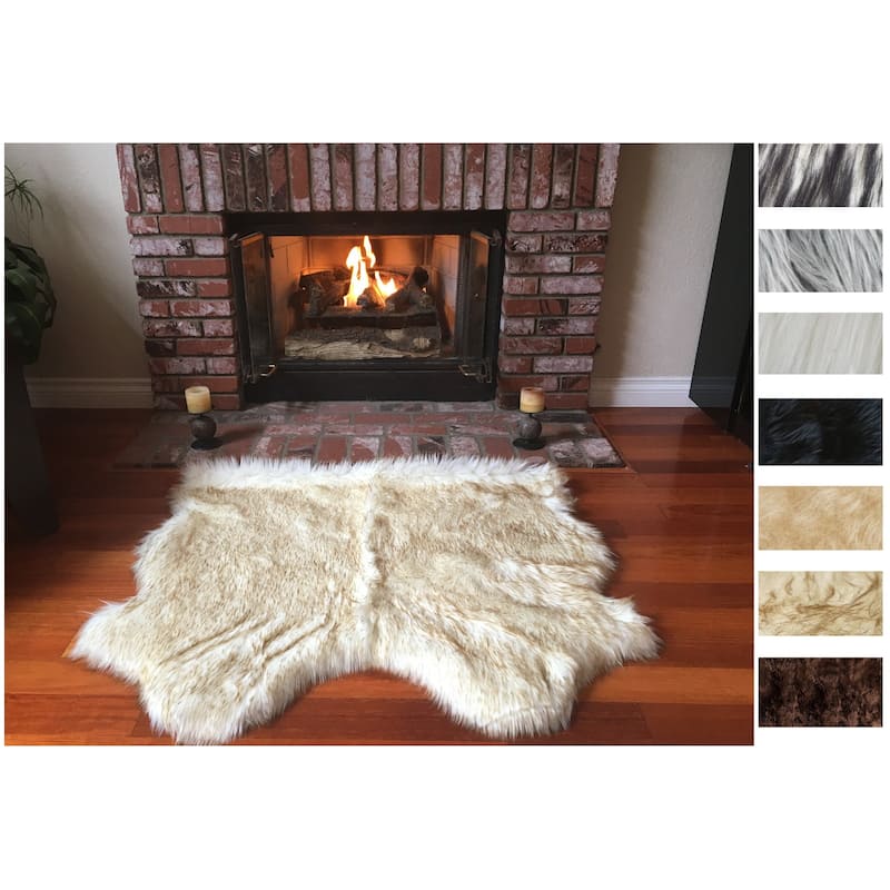 Legacy Faux Sheepskin Double Pelt Shag Rug (3' x 4')