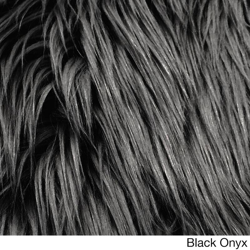 Legacy Faux Sheepskin 3-Pelt Shag Rug (3' x 6') - 3' x 5'6" - Onyx