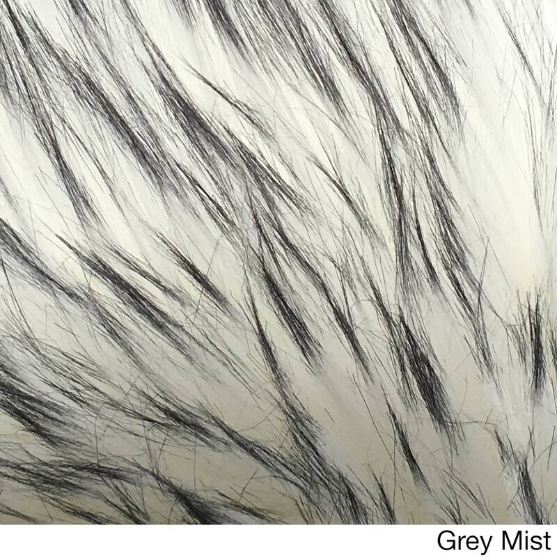 Legacy Faux Sheepskin 3-Pelt Shag Rug (3' x 6') - 3' x 5'6" - Grey Mist