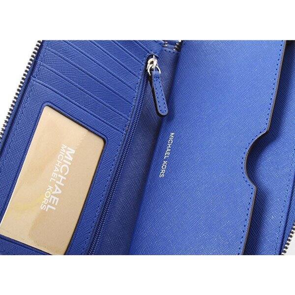 michael kors electric blue wallet