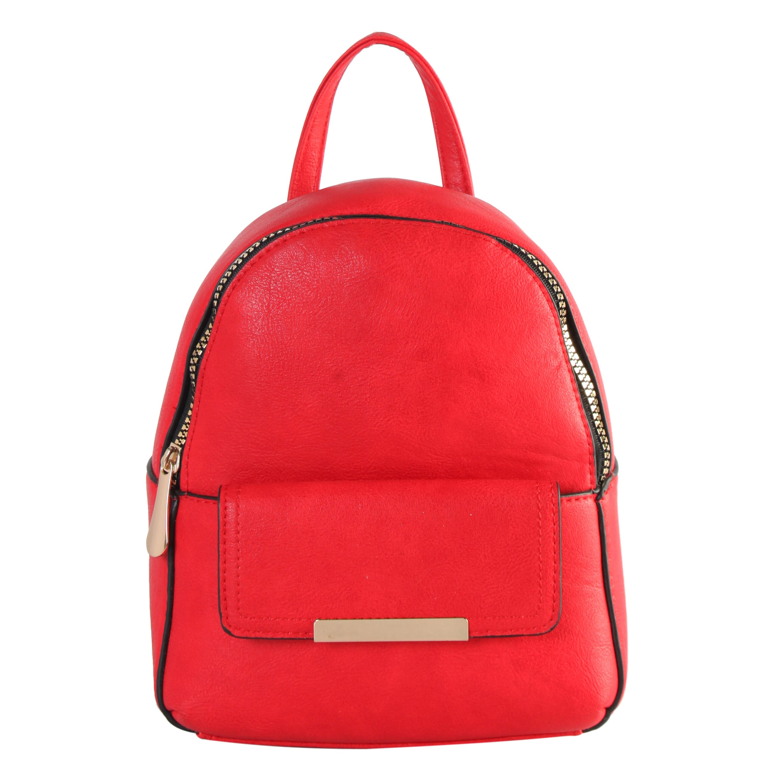 red fashion backpack