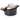 Gotham Steel Pasta Pot with Lid and Built in Strainer