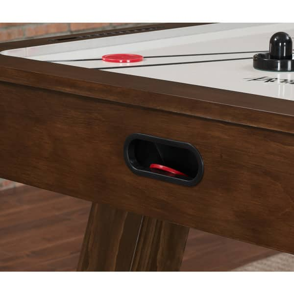 Shop Savannah Brown Wood Air Hockey Table Overstock 16589849