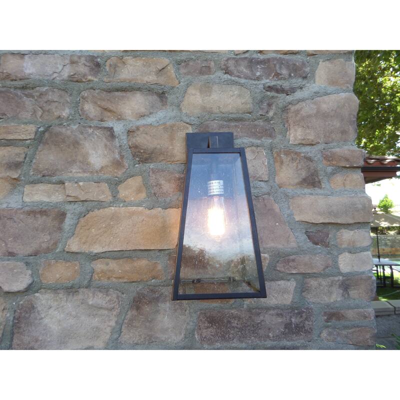 AA Warehousing 1 Light Outdoor Wall Mounted light In Oil Rubbed Bronze