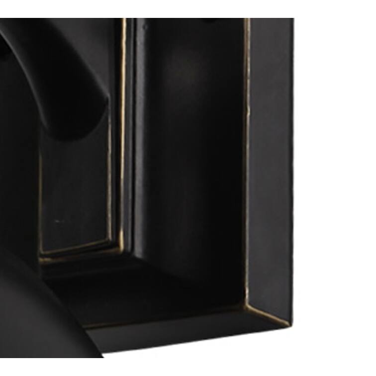 AA Warehousing 1 Light Outdoor Wall Mounted Light In Imperial Black Finish
