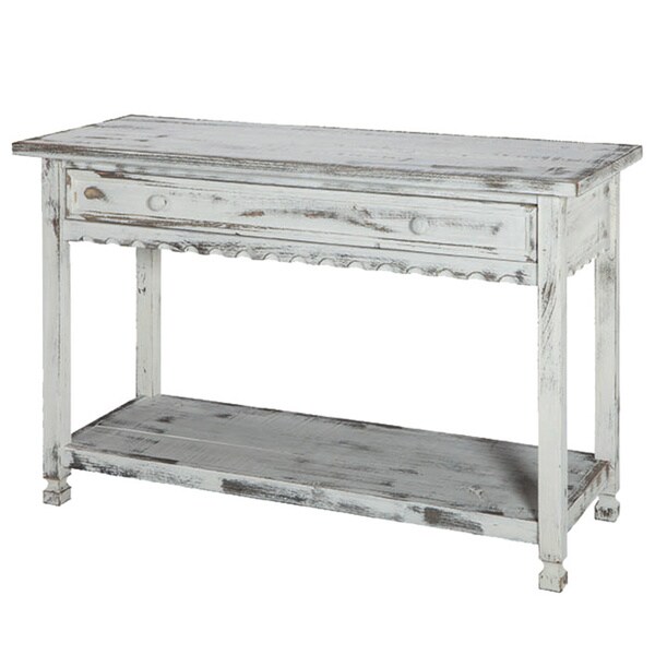 Country Cottage Reclaimed Wood Console Table
