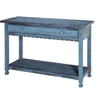 Alaterre Country Cottage Sofa Console Table (Blue)