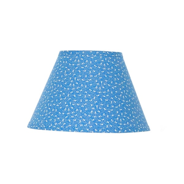 Somette Blue and White Mini Floral Empire Lamp Shades (Set of 4 ...