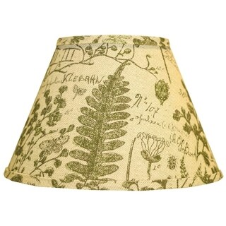 Somette Cedar Moss Woodlands 18 inch Drum Lamp Shade with Uno - Bed ...