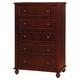 preview thumbnail 8 of 6, Dole Traditional Solid Wood 5-Drawer Youth Chest by Furniture of America