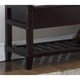 preview thumbnail 4 of 3, Copper Grove Jessup Espresso Storage Shoe Bench