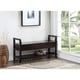 preview thumbnail 3 of 3, Copper Grove Jessup Espresso Storage Shoe Bench