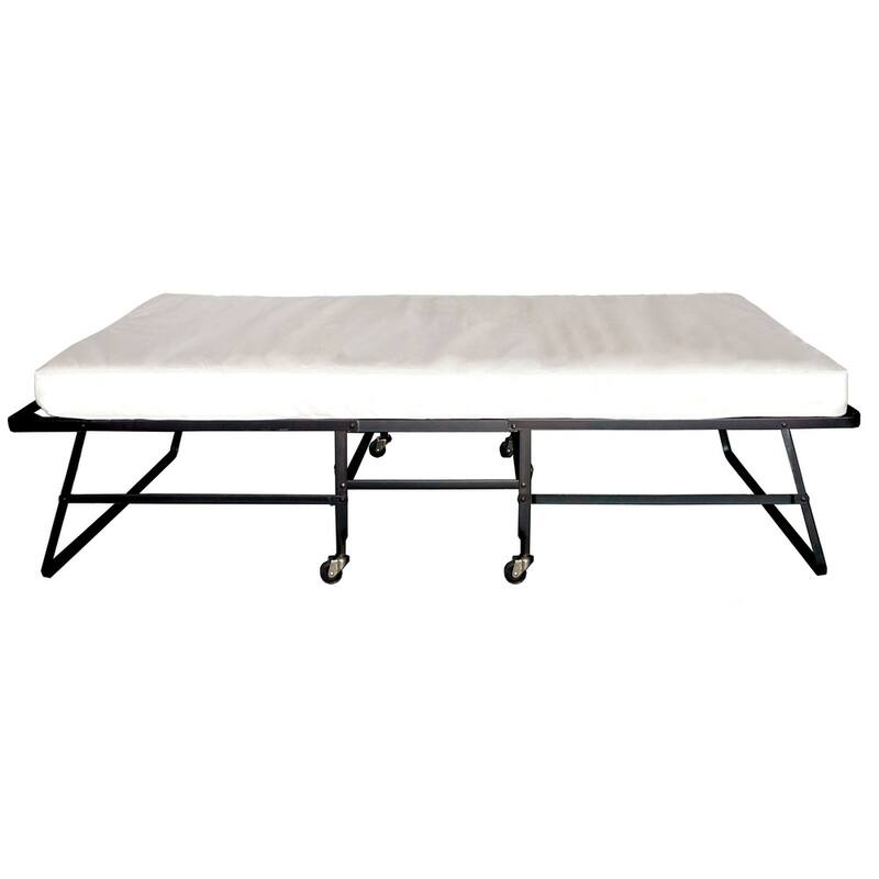 Feld Contemporary Black 3-inch Steel Rollaway Bed by Furniture of America