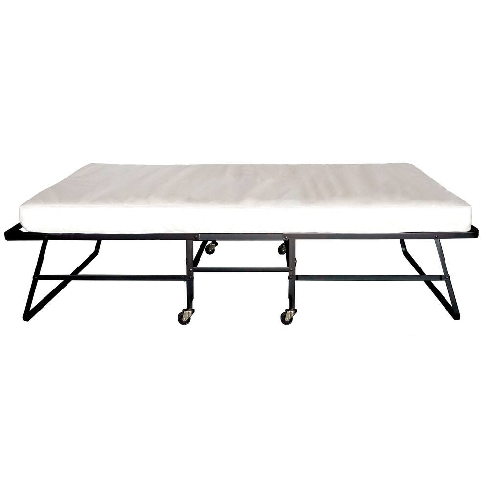 Feld Contemporary Black 3-inch Steel Rollaway Bed by Furniture of America