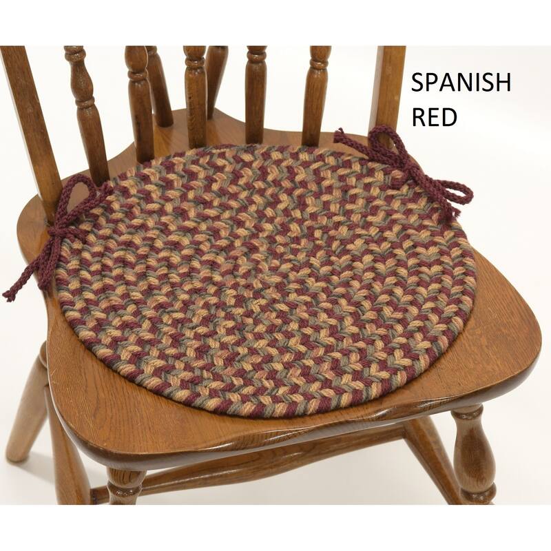 Ellsworth Reversible Chair Pads (Set of 4) - Red