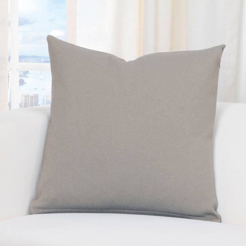 Revolution Plus Stain-resistant Everlast Solid Color Throw Pillow - Beige - 16 x 16