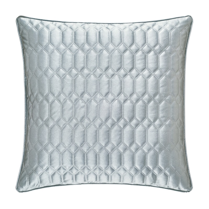 J. Queen New York Satinique 20-inch Decorative Geometric Throw Pillow