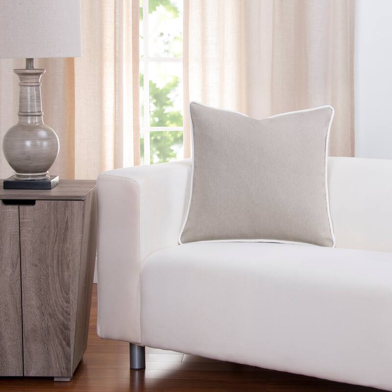 Revolution Plus Everlast Stain-resistant Throw Pillow with Piping