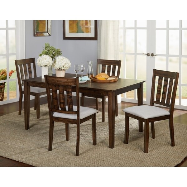 simple wooden dining set