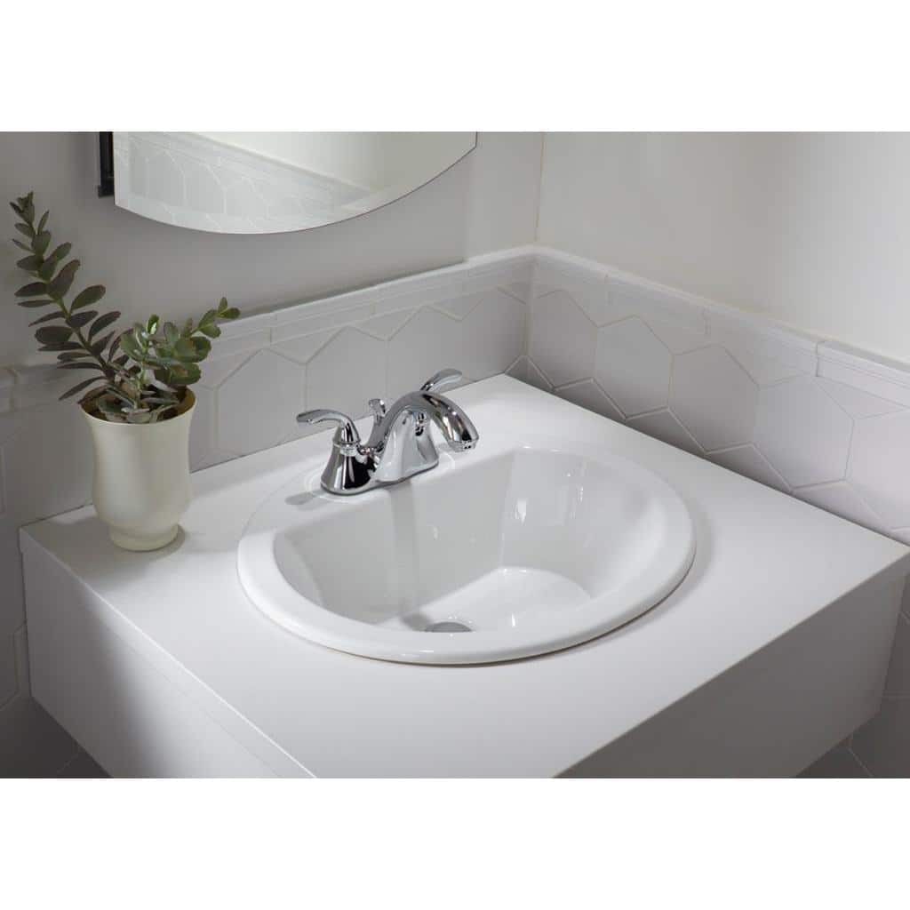 19-inch European Style Oval Shape Porcelain Ceramic Bathroom Topmount / Over the Counter Sink