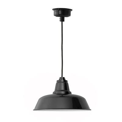 12" Goodyear LED Pendant Light in Black