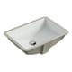 preview thumbnail 2 of 1, 20-3/4-inch European Style Rectangular Shape Porcelain Ceramic Bathroom Undermount Sink