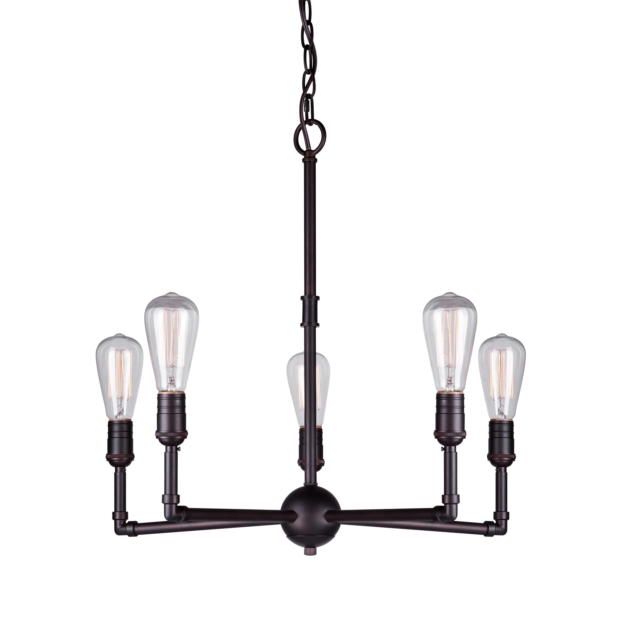 5-Light Antique Bronze Chandelier - Chandeliers For Bedrooms by Overstock.com