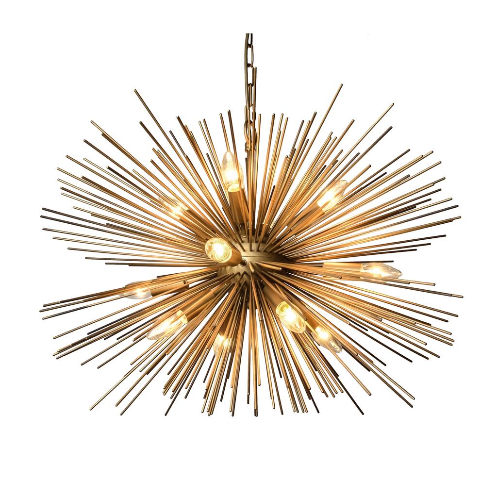 AA Warehousing 12 Light Chandelier in Gold finish